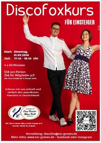 Discofoxkurs für Einsteiger beim TSC Greven