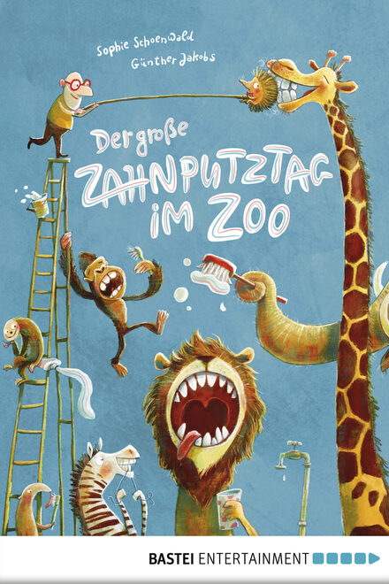 Buchcover " Der große Zahnputztag im Zoo "