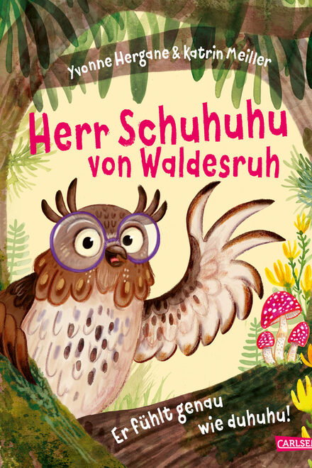 Buchcover "Herr Schuhuhu von Waldesruh"