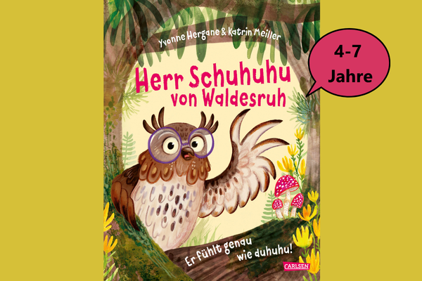 Buchcover "Herr Schuhuhu von Waldesruh"