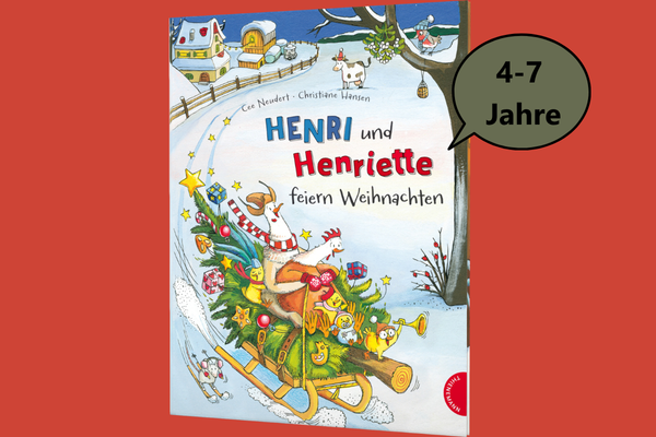 Buchcover "Henri und Henriette feiern Weihnachten!"
